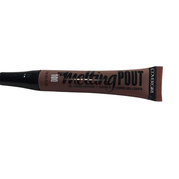 Covergirl LIpstick Melting Pout Gel Gelebrity 100 Brown New - Picture 2 of 5